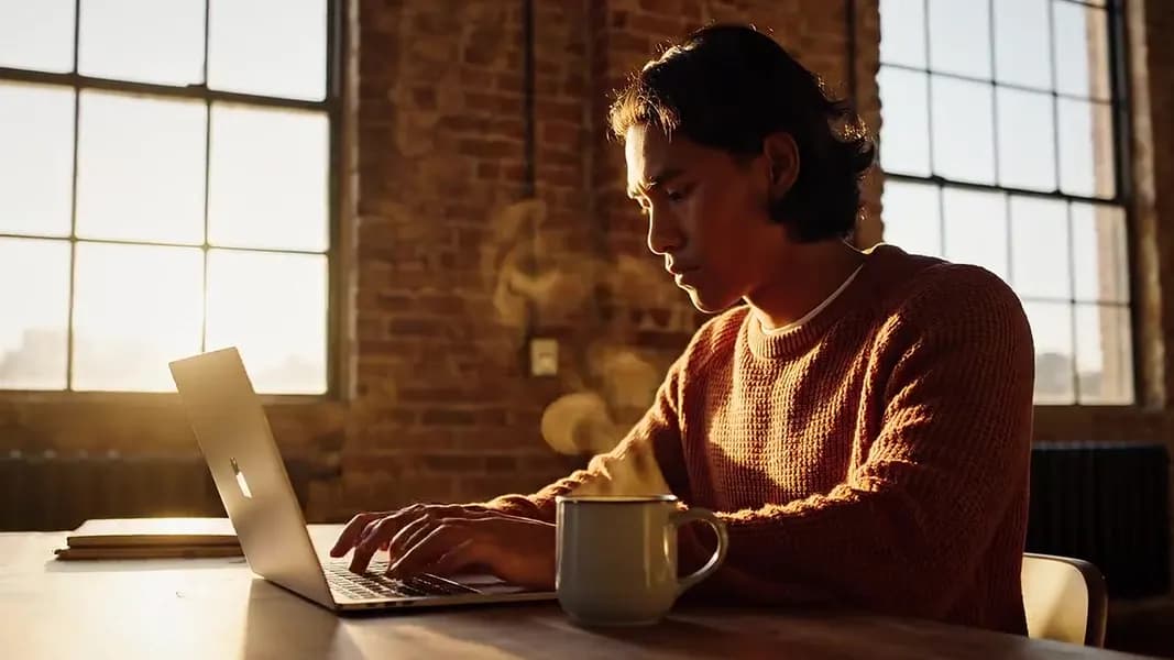 Reforged candidate workspace with exposed brick