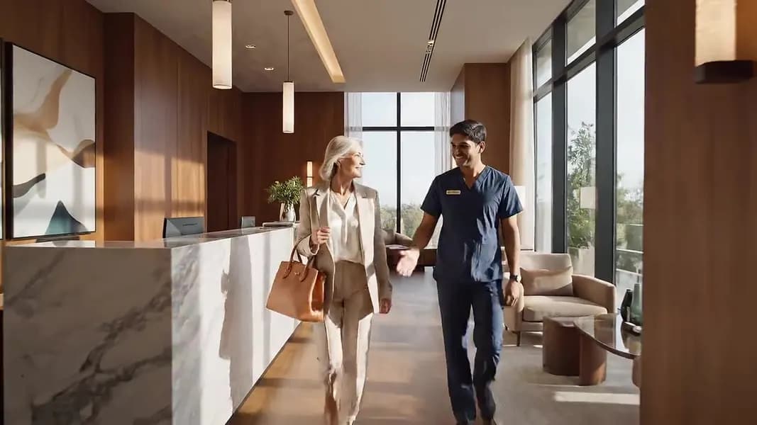 Premium recovery suite inside an Align partner clinic